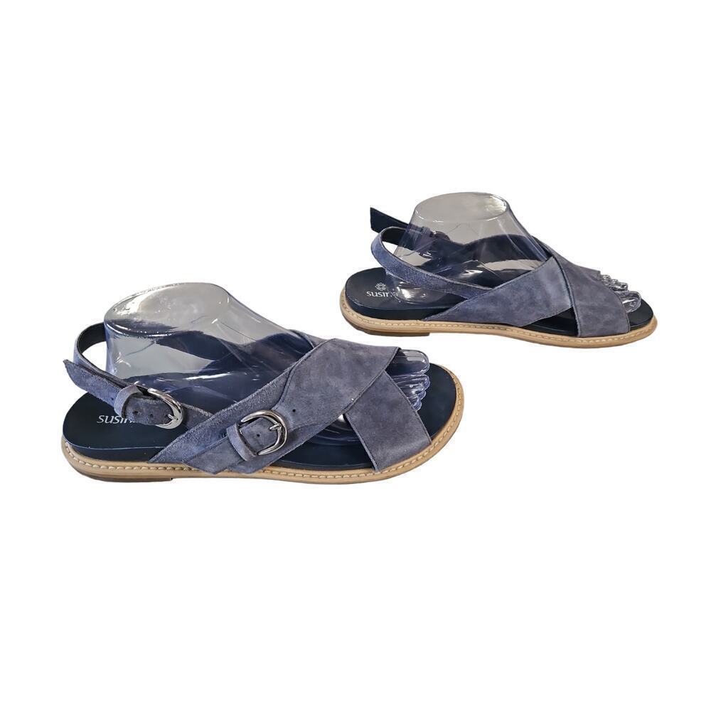 Susina Blue Slingback Sandals‎ Women's Sz 10 - Picture 4 of 9